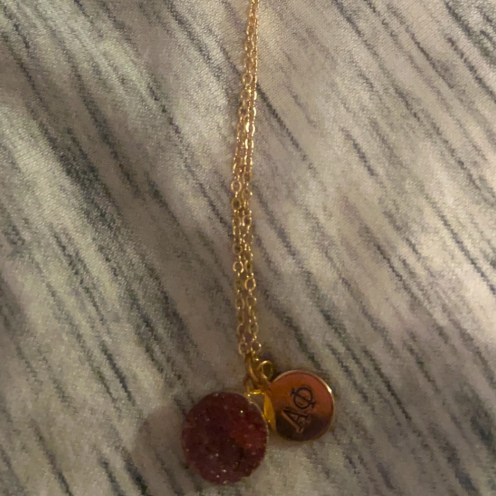 ALPHA PHI gold chain necklace